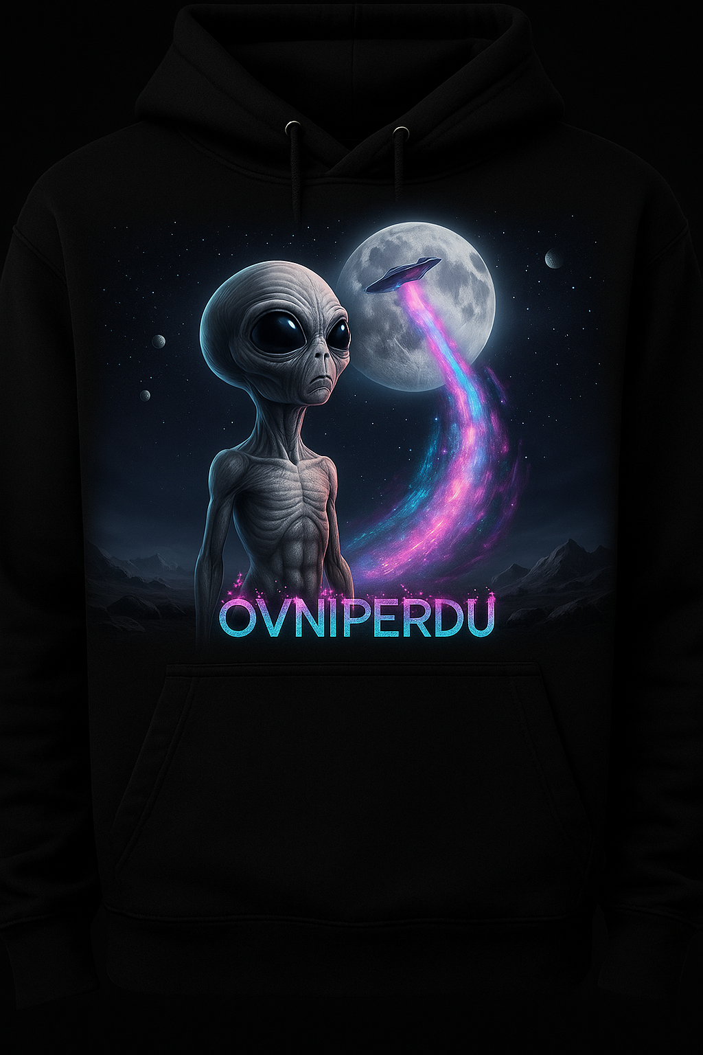 Hoodie OVNIPERDU - Édition Néon Alien - Ovniperdu Product title - Shop name